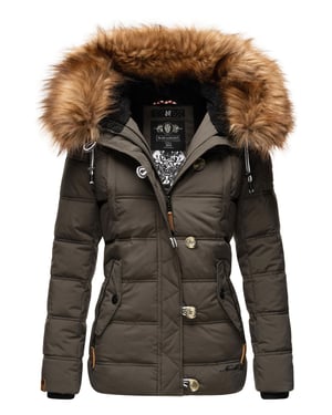 Navahoo Dames Winterjas Zoja – Warm, Stijlvol & Met Afneembare Kunstbontkraag