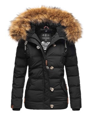Navahoo Dames Winterjas Zoja – Warm, Stijlvol & Met Afneembare Kunstbontkraag