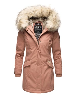 Navahoo Dames Winterparka Cristal – Premium Collectie met Afneembare Bontkraag