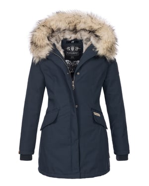 Navahoo Dames Winterparka Cristal – Premium Collectie met Afneembare Bontkraag