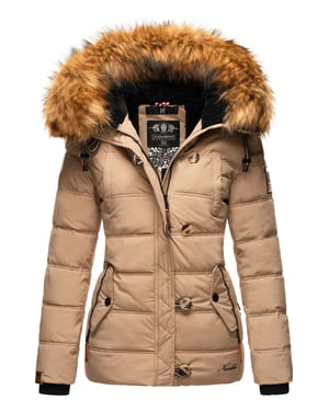 Navahoo Dames Winterjas Zoja – Warm, Stijlvol & Met Afneembare Kunstbontkraag