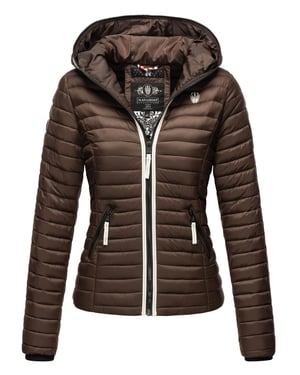 Navahoo Dames Gewatteerde Jas Kimuk Princess – Licht, Modern & Met Capuchon