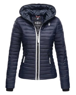 Navahoo Dames Gewatteerde Jas Kimuk Princess – Licht, Modern & Met Capuchon
