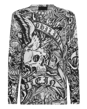 Pullover Ronde Hals Tattoo