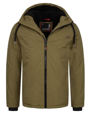 Alessandro Salvarini heren winterjas AS-331 met teddyvoering en capuchon