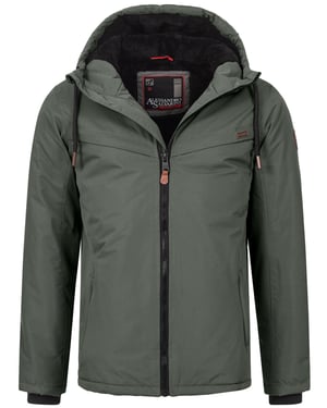 Alessandro Salvarini heren winterjas AS-331 met teddyvoering en capuchon
