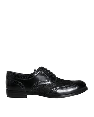 Heren Bloemen Brogue Wingtip Oxfords