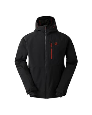 Dare 2B Heren Eagle III Ski jas (Zwart/Vaarrood)