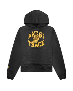 Amiri Track Hoodie Vervaagd Zwart