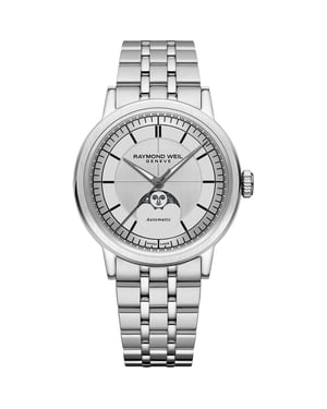 Raymond Weil Millesime Heren Horloge Zilverkleurig 2945-ST-65001