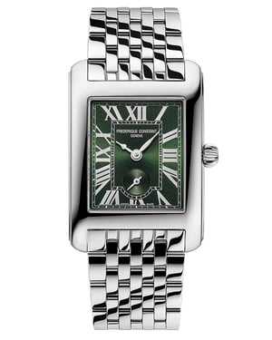 Frédérique Constant Carrée Dames Horloge Zilverkleurig FC-235GR2C6B