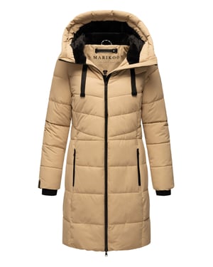 Marikoo Natsukoo dames winterjas – warm, teddyvoering & capuchon