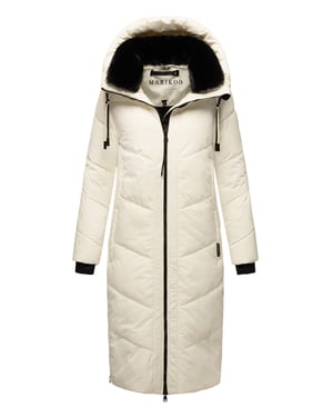 Marikoo Nadaree dames winterjas – lang, warm & met capuchon