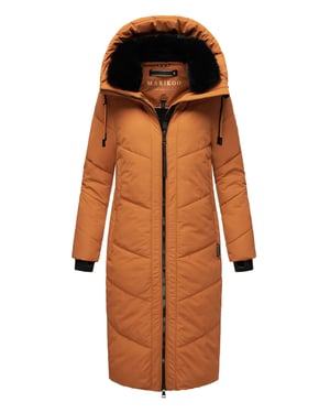 Marikoo Nadaree dames winterjas – lang, warm & met capuchon