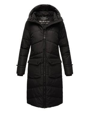 Marikoo Tomomii dames winterjas – lang, warm & met capuchon