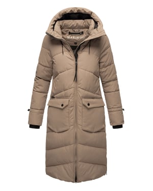 Marikoo Tomomii dames winterjas – lang, warm & met capuchon