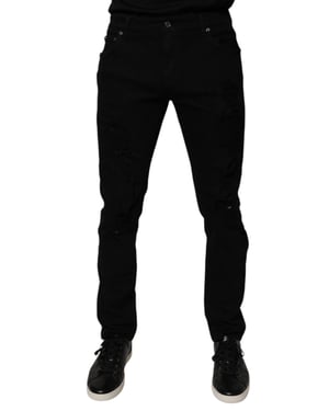 Slim Fit Versleten Jeans