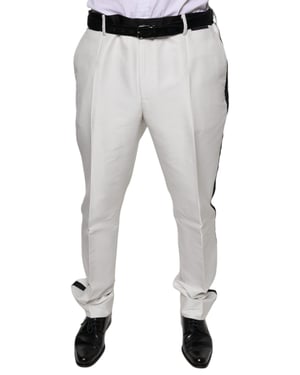 Slim Fit Broek Met Zijstreep