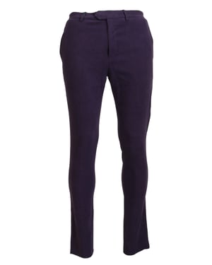 Paarse Rechte Broek Model Pan74123