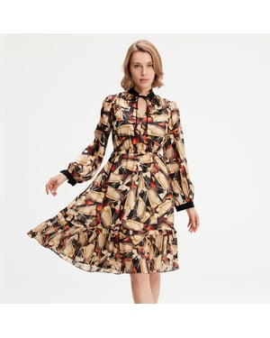 Tuniekjurk met grafische print
