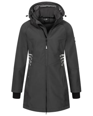 Arctic Seven Dames Softshell Jas AS-305 – Lang, Waterafstotend, Reflecterend
