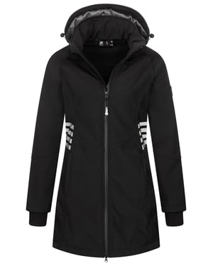 Arctic Seven Dames Softshell Jas AS-305 – Lang, Waterafstotend, Reflecterend