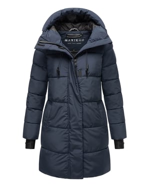 Marikoo dames winterjas met capuchon & fleecevoering – Kaituu