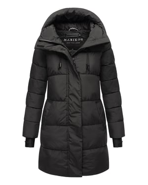 Marikoo dames winterjas met capuchon & fleecevoering – Kaituu