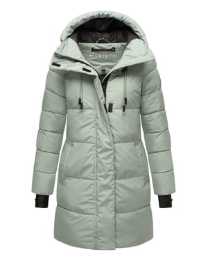 Marikoo dames winterjas met capuchon & fleecevoering – Kaituu