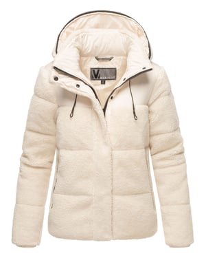 Marikoo dames teddy puffer jas met capuchon – model Kaguraa