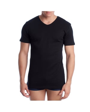 Thermisch heren T-shirt met korte mouwen in katoen A0255