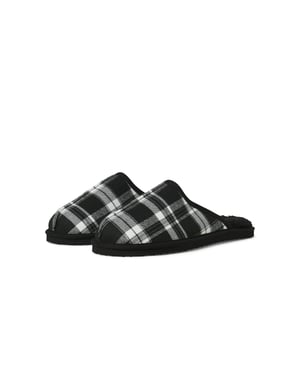 Jack & Jones Sloffen Dudely Microfiber Pantoffel Zwart