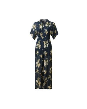 Bloemenprint Duidelijke Halslijn Jumpsuit