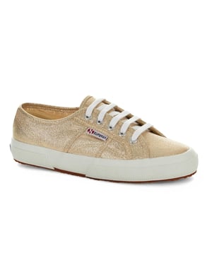 Superga Unisex 2750 Lamew Metallic Sportschoenen voor volwassenen (Geel Goud)