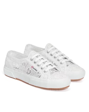 Superga Dames/Dames 2750 Macramé Sportschoenen (Wit)
