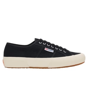 Superga Volwassen unisex 2750 OG-trainers (Zwart/Off Wit)