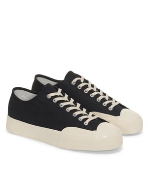 Superga Unisex Adult 2432 Works Cotton Canvas Low Cut Trainers (Zwart/Off Wit)