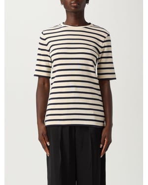 Gestreept T-shirt met Korte Mouwen
