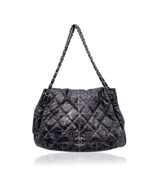 Chanel stoffen schoudertas Tijdloos/Klassiek