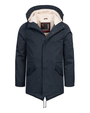 Alessandro Salvarini heren winterparka met teddovoering en capuchon