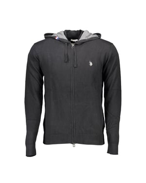 Ritsgebreide Hoodie Trui