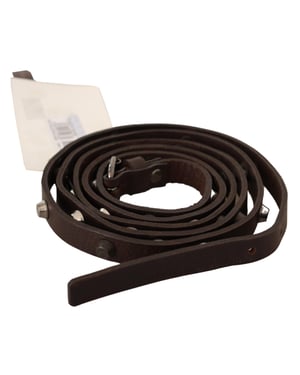 Costume National Leren Riem Met Studs