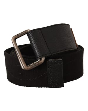 Costume National Riempje Casual Canvas Leer