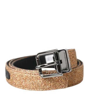 Glitterriem Goud