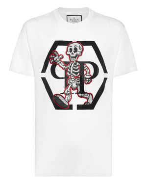 T-Shirt Ronde Hals Skeleton