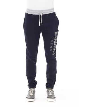 Logoprint Trainingsbroek Marineblauw