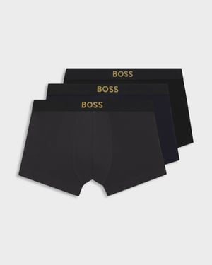 Open Diverse Koffers in Zwart (3-Pack)
