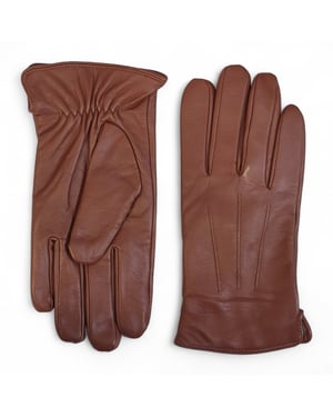 Herenhandschoenen van Italiaans leer met warme wollen voering voor de winter, casual rijden en rijden
