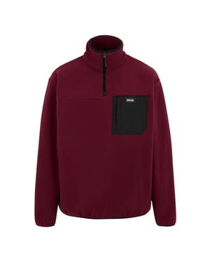 Regatta Heren Frankie Half Zip Fleece Top (Donker kastanjebruin)