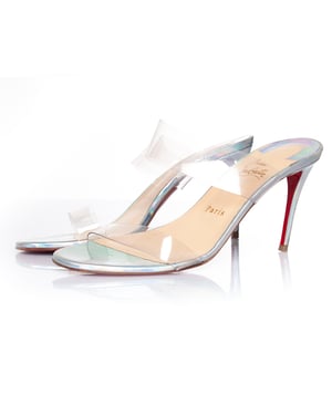 Christian Louboutin Gewoon niets iriserende sandalen